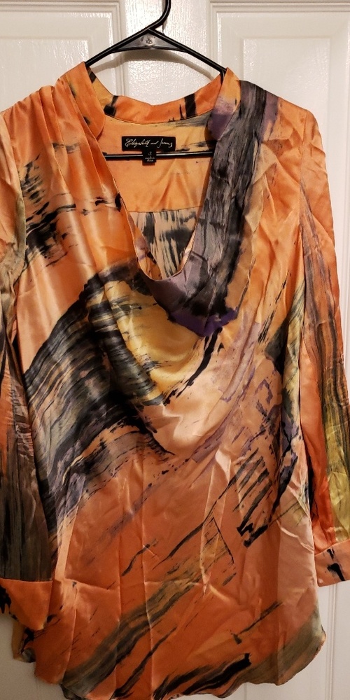 Elizabeth and James Satin blouse